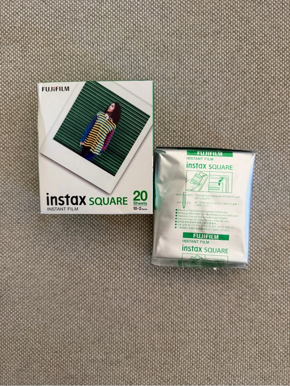 Fujifilm Instax Orange Square Instant Camera